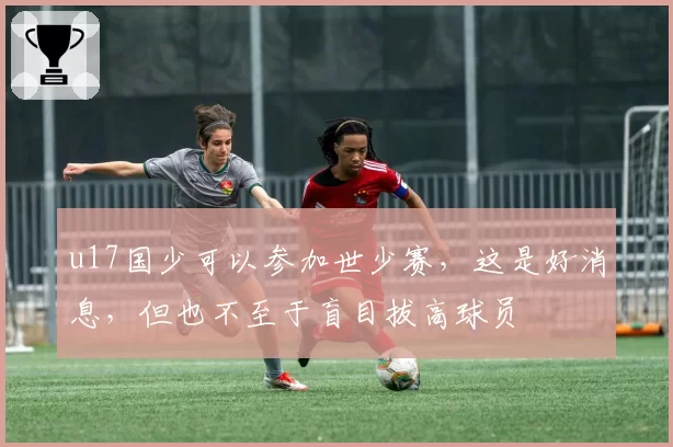 u17国少可以参加世少赛，这是好消息，但也不至于盲目拔高球员